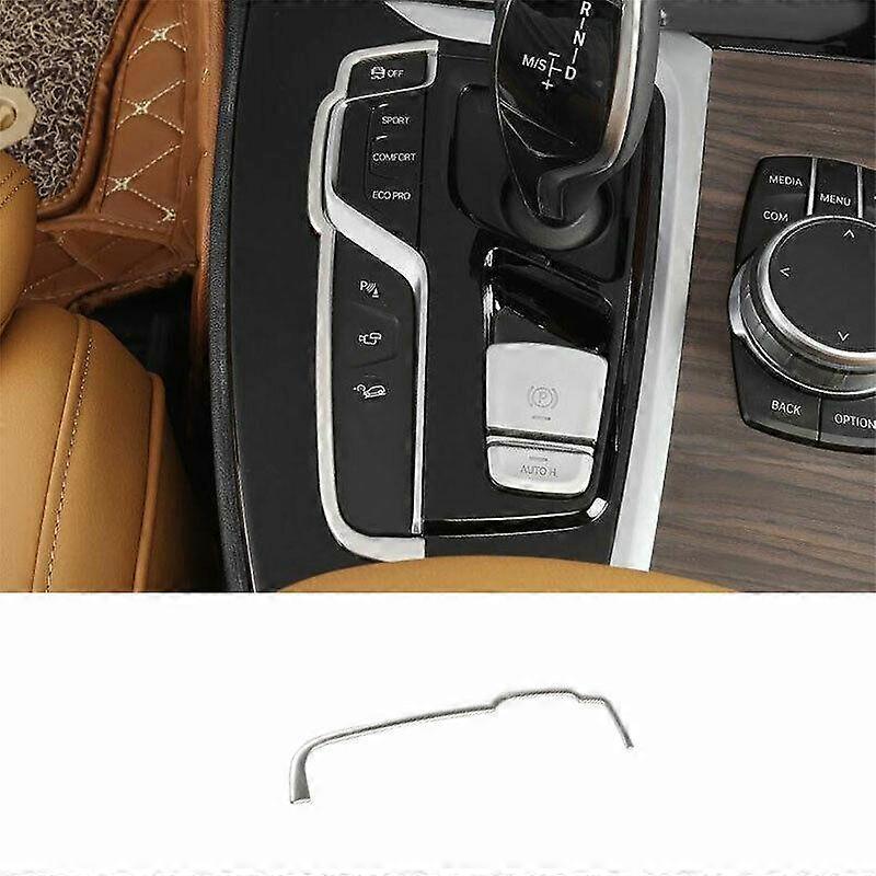 Για BMW X3 G01 X4 2018-2021 Μεσαίο Διακοσμητικό Λουράκι Αλλαγής Ταχυτήτων Ασημί Ατσάλι 1X