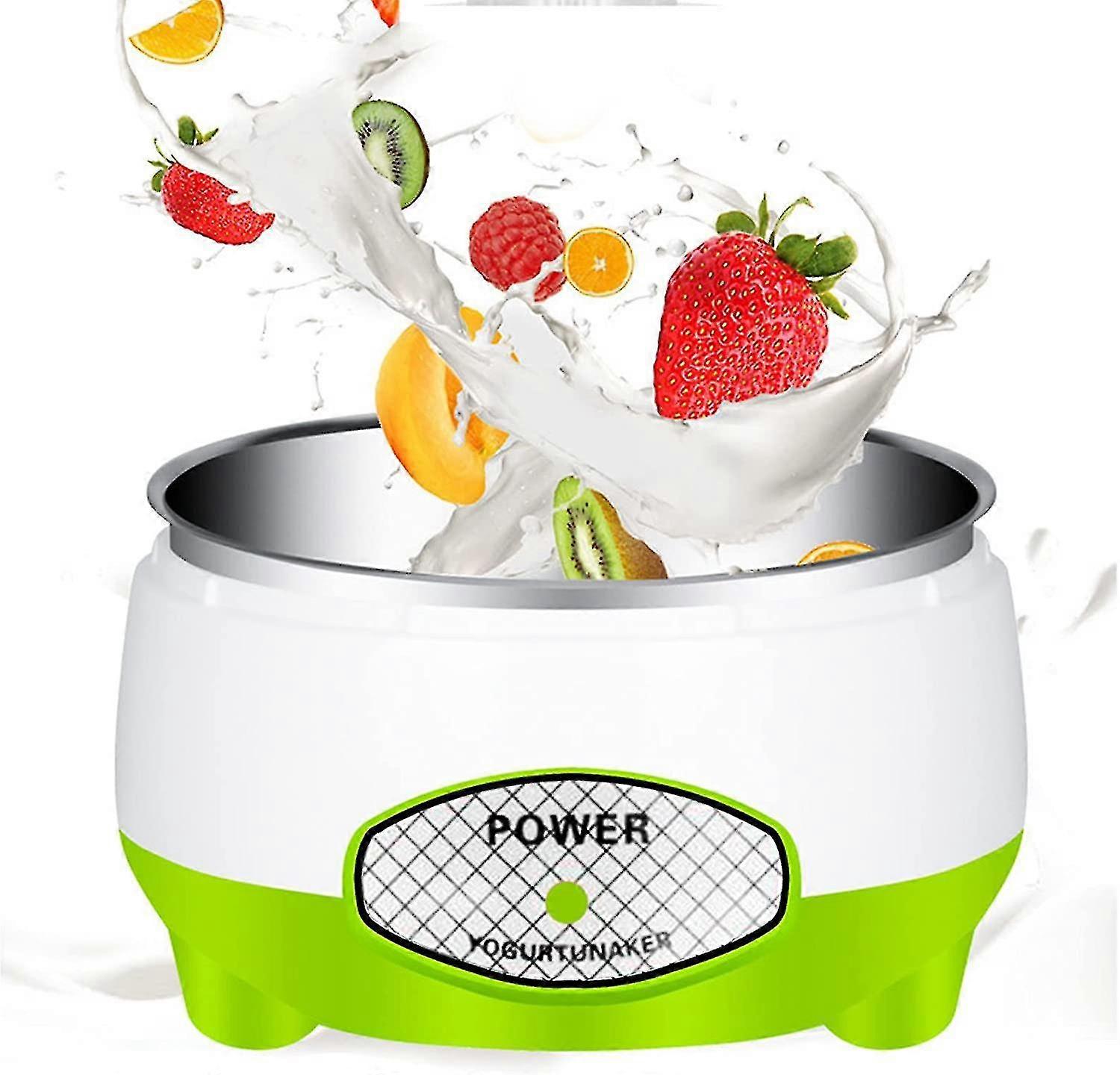 Yogurt Maker Machine, Household Appliances Automatic Fermented Yogurt Maker With Stainless Steel Inner Pot