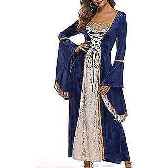 Womens Renaissance Medieval Costume Dress Lace up Irish Over Long Dresses  Cosplay Retro Gown | Fruugo CH