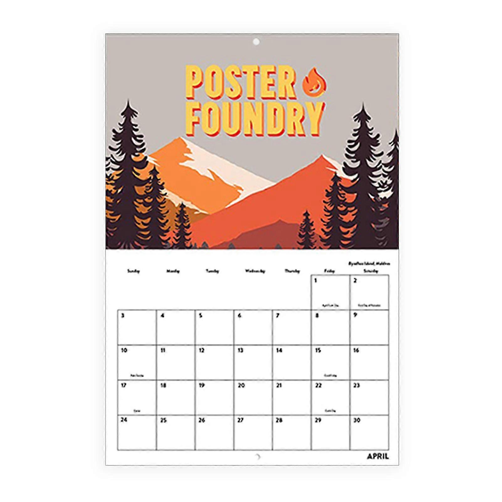 2024 Highland Cattle Calendar Jan To Dec No Bleed Thick Paper Monthly Schedule Planner New Year Home Office Wall Cow Calendar Funny Gift Tyuhe