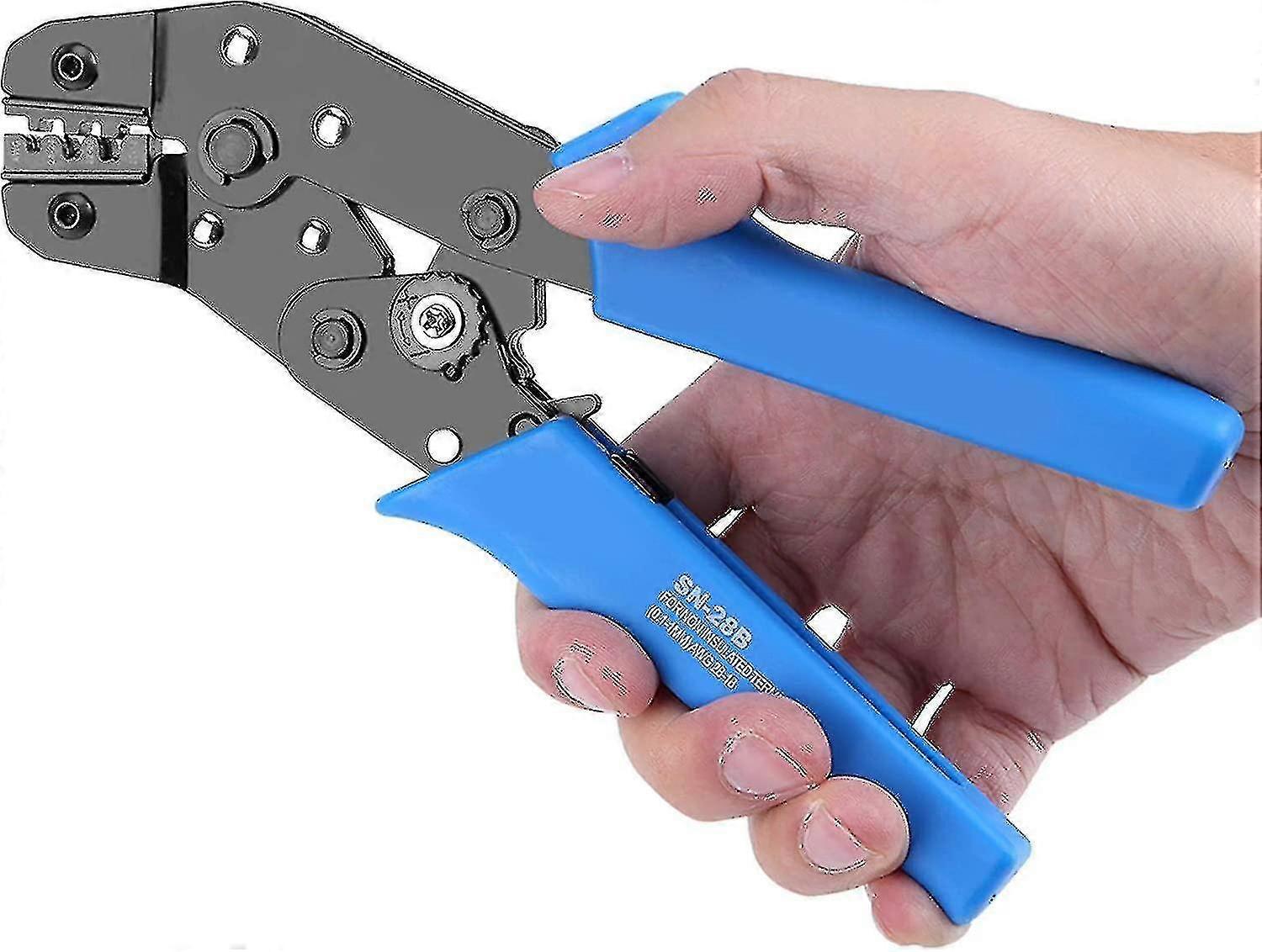 Sn-28b Professional Crimping And Cutting Tool, Pin Socket Ratchet Cable Terminal Crimping Tool For J