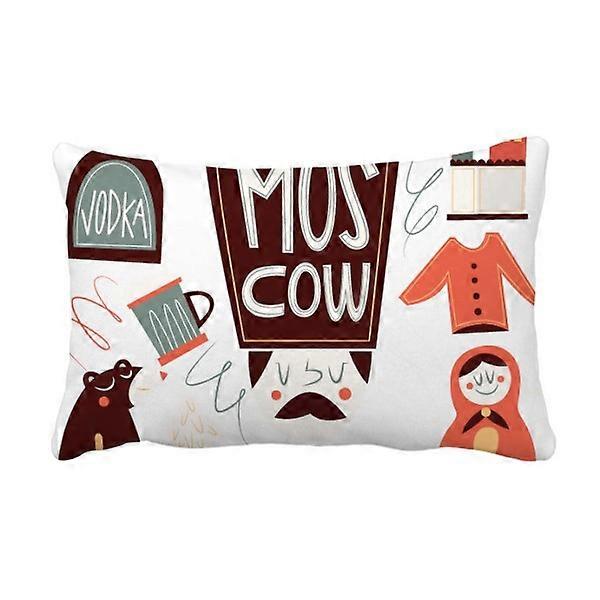 Moscow Throw Pillow