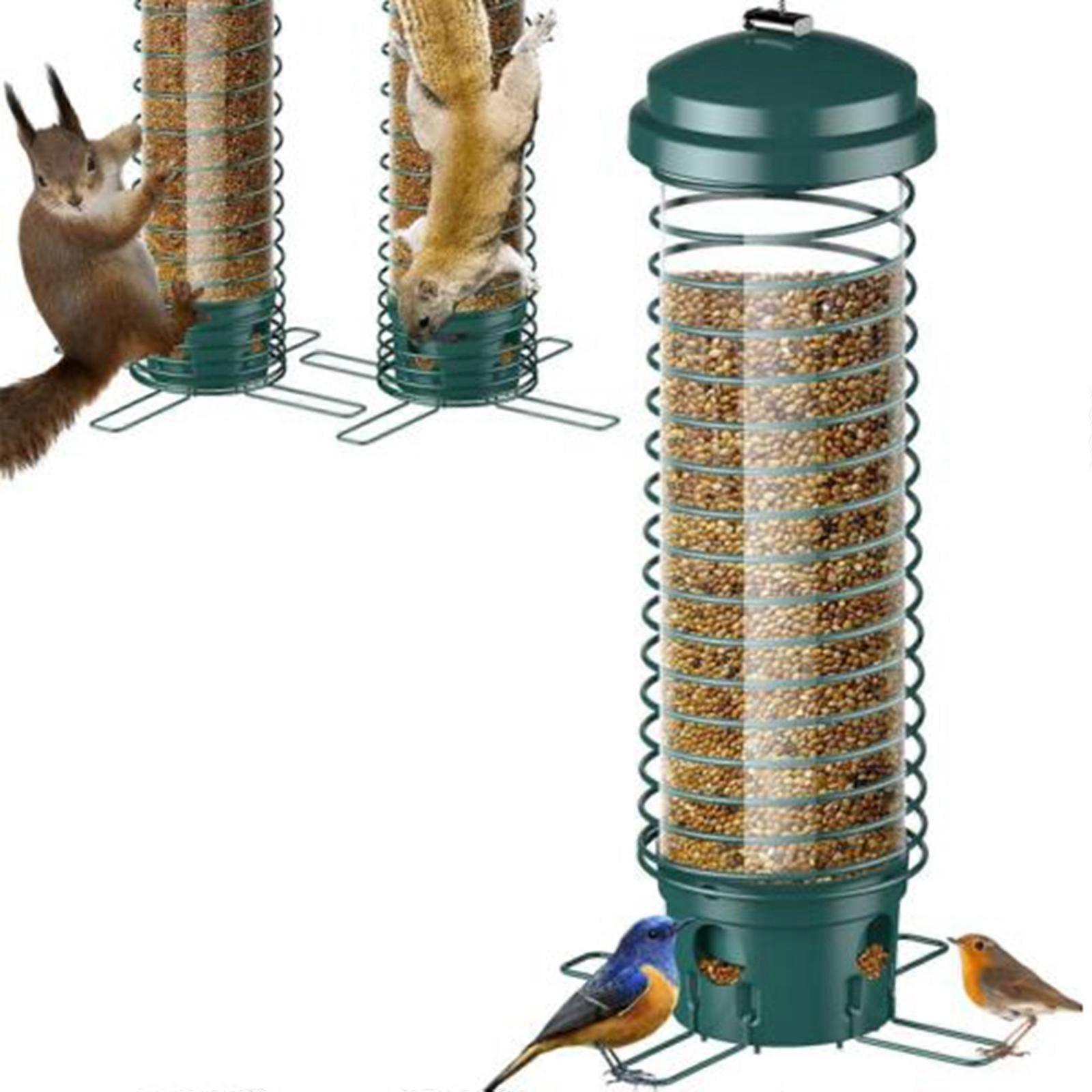 Egern - Squirrel-Proof Spinning Wild Bird Feeder - Bærbar fuglefoder til havegården