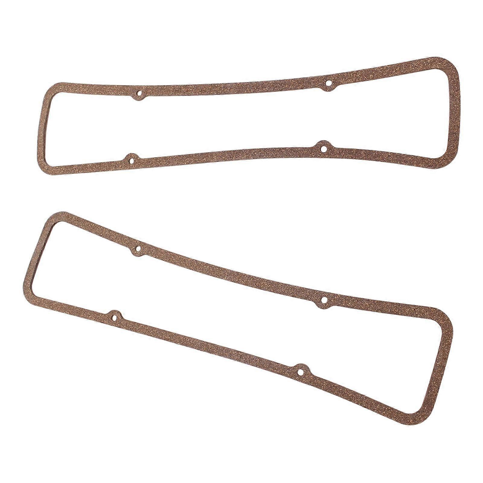 2Pcs Cork Valve Cover Gaskets Replaces for Chevy V8 Small Block Engines