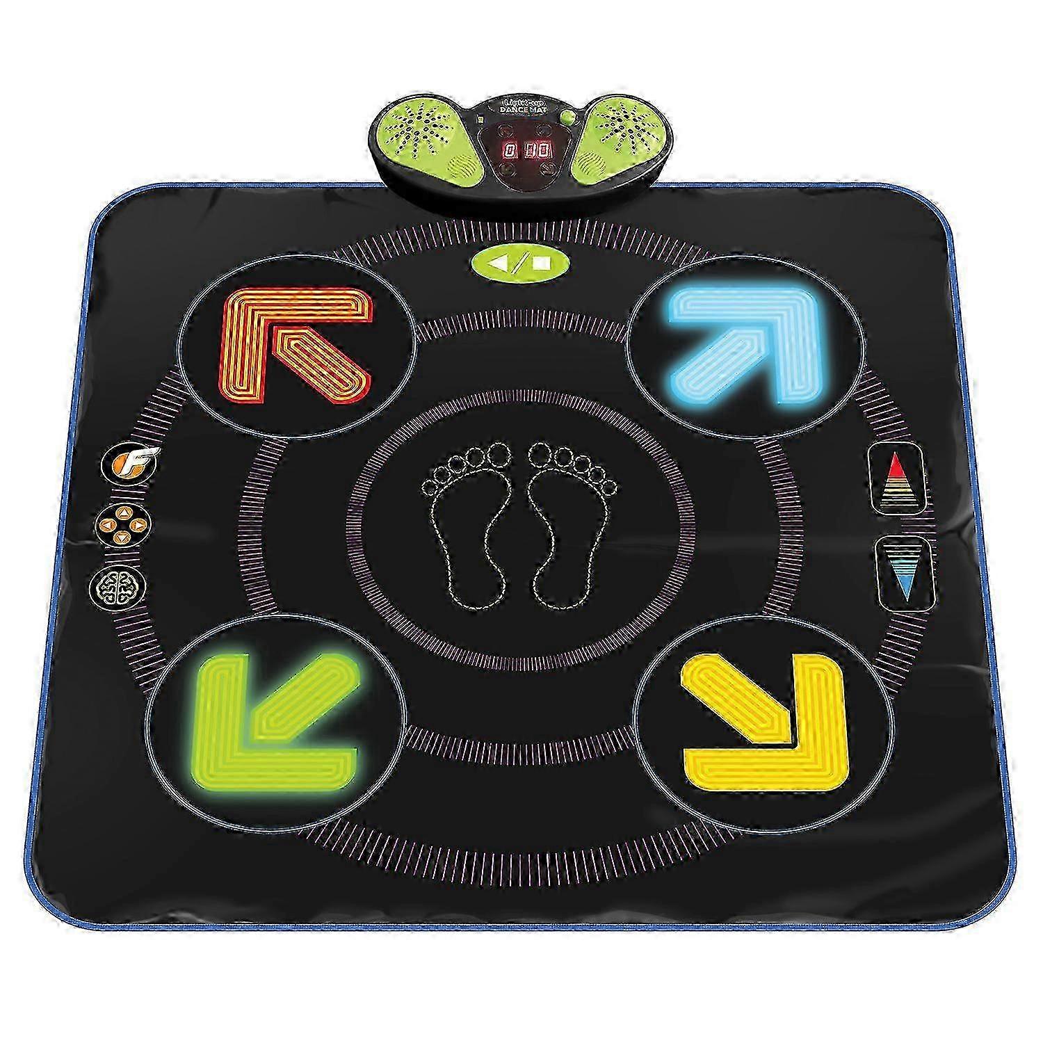 Electronic Dance Mat For Kids 8-12 Wireless Dance Mat With Bluetooth/aux And Built In Music, 5 Challenge Levels, 4 Modes Dance Mat