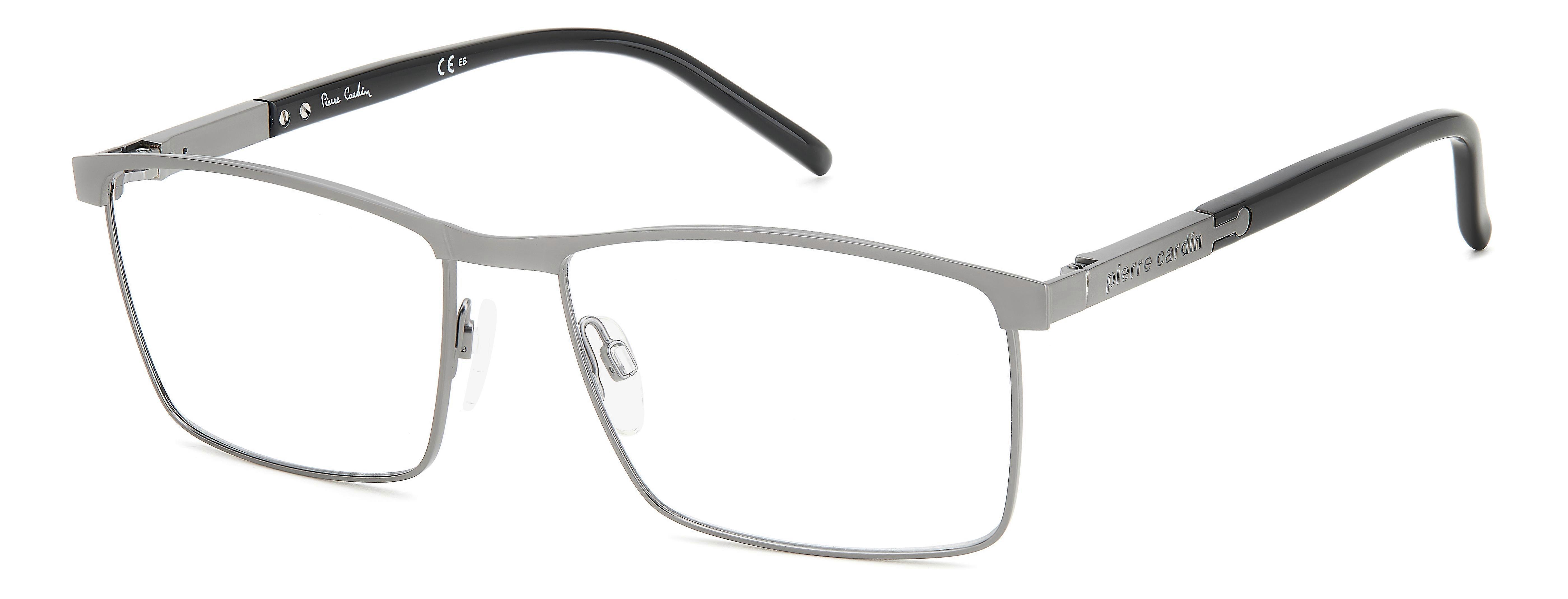Eyewear Frames PIERRE CARDIN P.C. 6887 R80 MATTE DARK RUTHENIUM 58/17/145 MAN