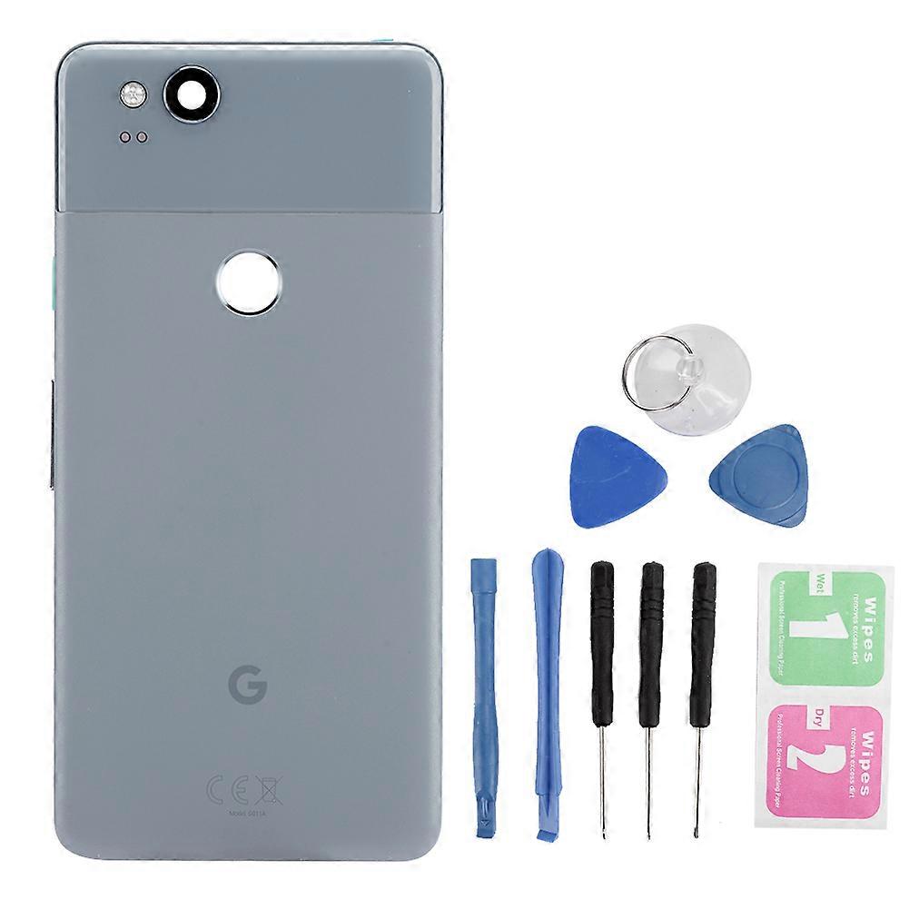 Google Pixel 2 Blue Back Battery Cover Replacement - Easy Install, Premium Quality
