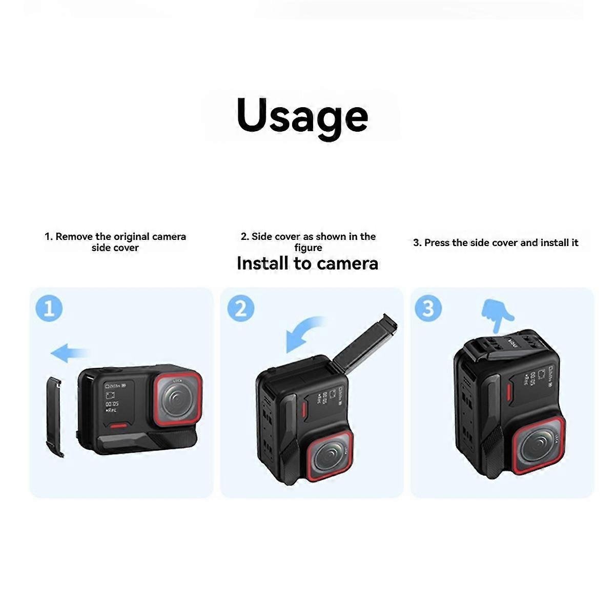 VRIG Battery Cover for Pro 2 Vertical Quick Release Adapter Accessory for Pro 2 /AC