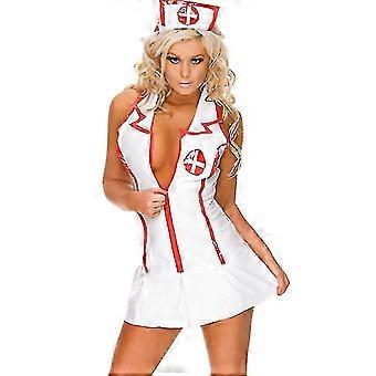 Women Lingerie Nurse Uniform Costume Fancy Dress Nightwear...