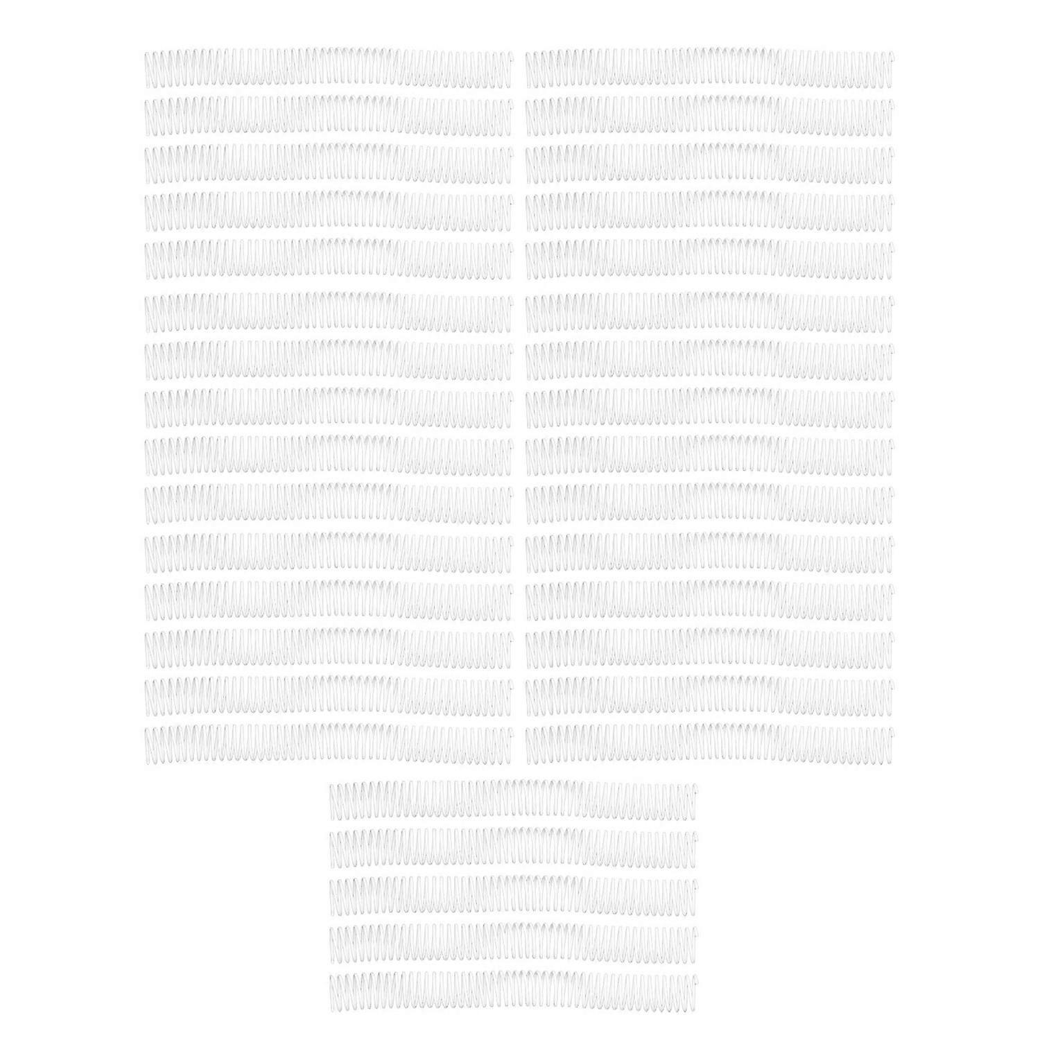 35PCS A4 συνδετικές σπείρες εγγράφου διαμέτρου 48 βρόχοι 4:1 πλαστικές σπειροειδείς σπονδυλικές στήλες καλωδίων πίσσας 215 φύλλο