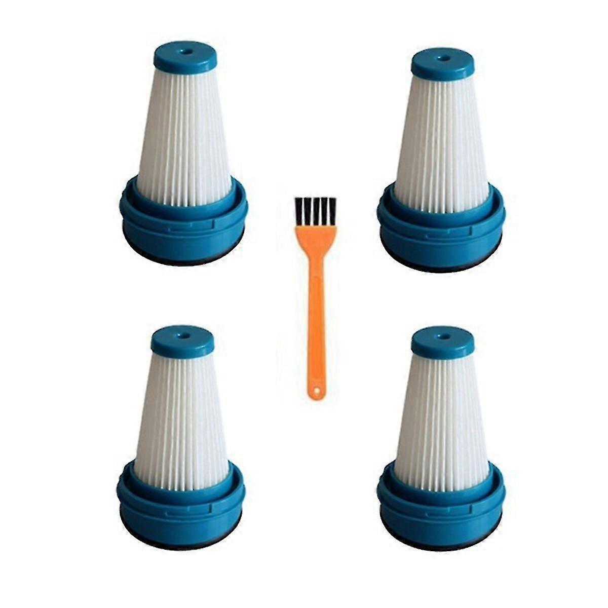 4pcs Vacuum Replacement Pleated Filter For 2-in-1 Sva520 For Svf11 Hold Sweeper Cleaning Tool