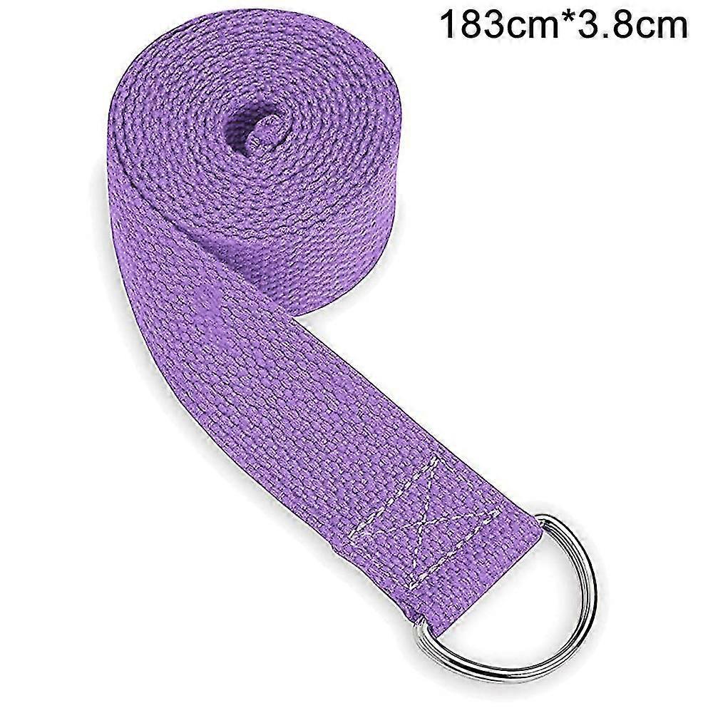Yoga Strapstretch Bands With Extra Safe Adjustable Ring Buckle, Durable And Comfy Delicate Texture - Best For Daily Stretching, Physical Therapy, Fitn