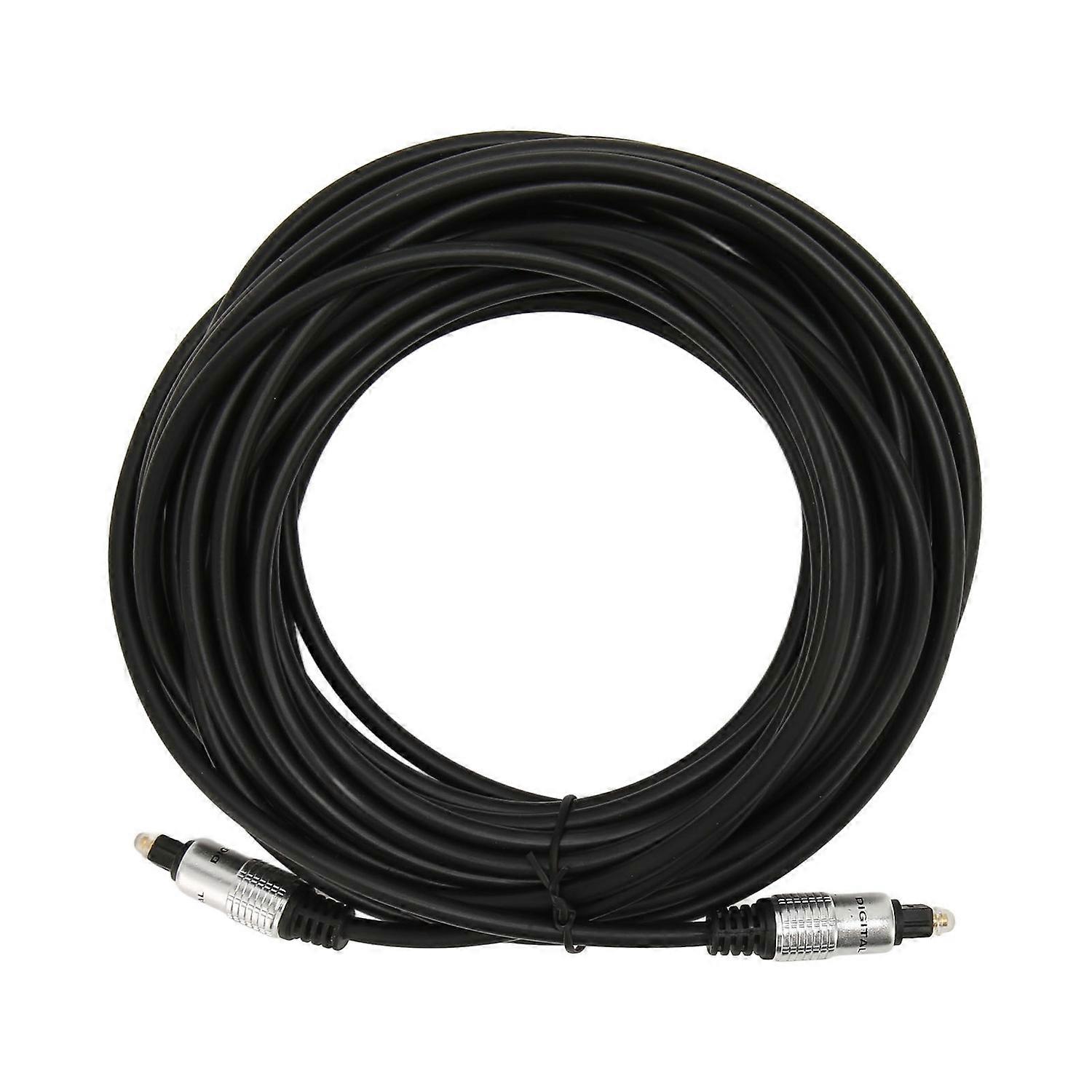 Optical Sound Cable Gold Plated Connector Clear Digital Sound Fiber Optic Cable with Aluminum Alloy
