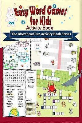 Easy Word Games for Kids Activity Book