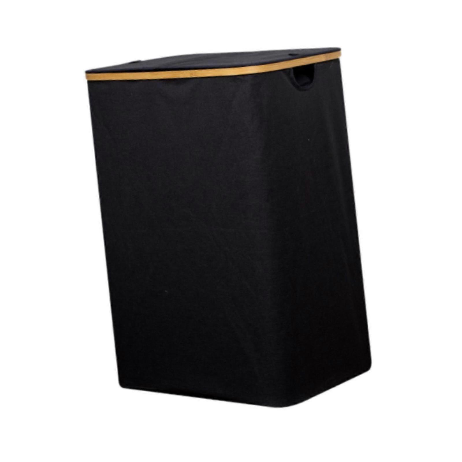 Vaskekurv med lokk Vaskerom Vaskerom Sovesal Svart