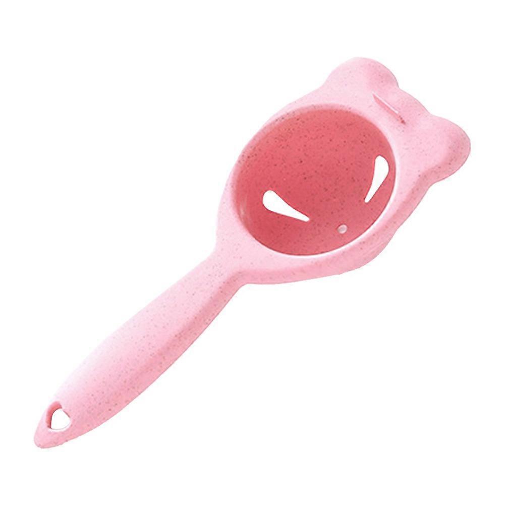 Egg Yolk Separator Egg Protein Separation Tool Kitchen Food Divider Tool (Pink)