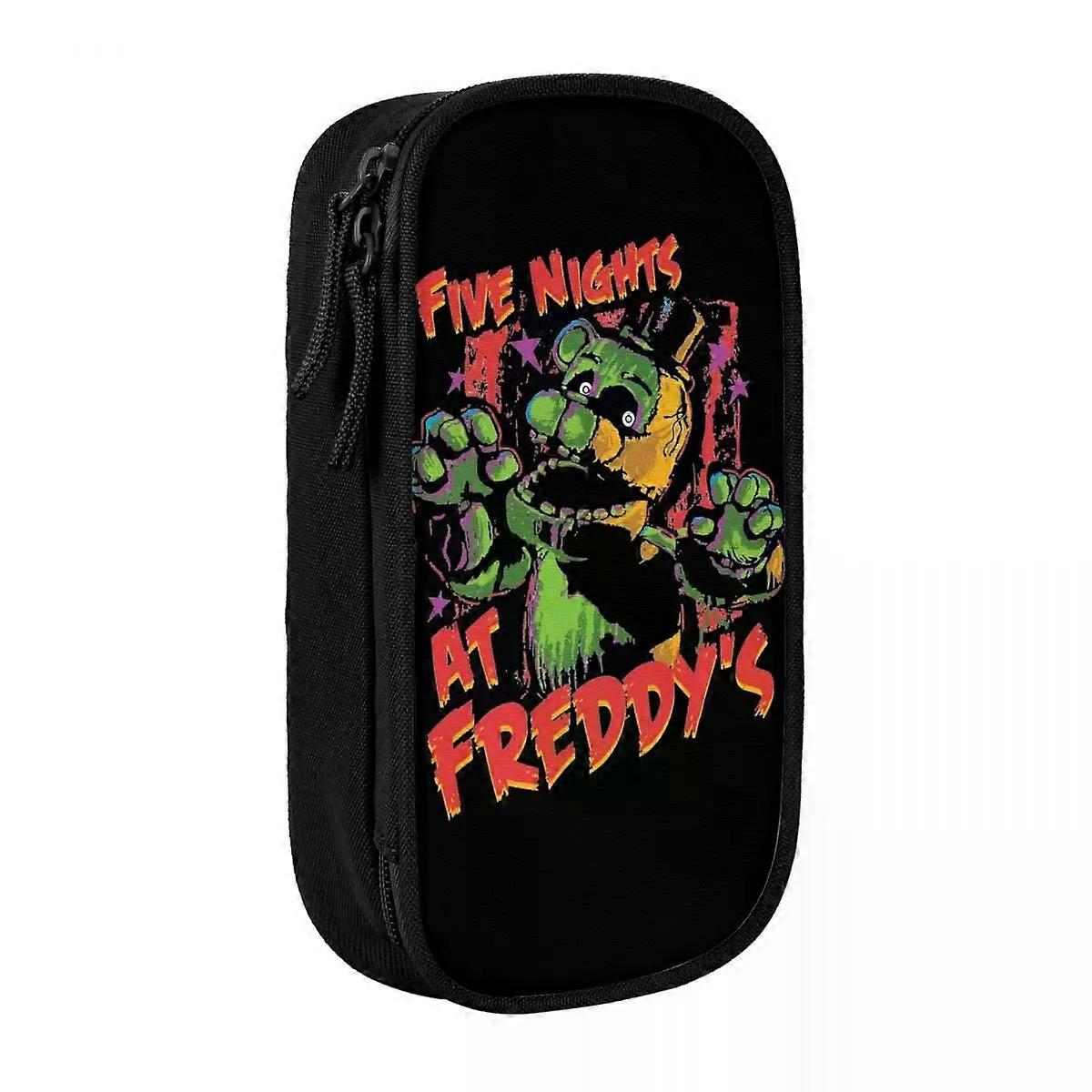 g1628 بوني حقائب أقلام رصاص لطيف FNAF World حقائب القلم للطالب سعة كبيرة مكتب الهدايا صندوق قلم رصاص ajal1628