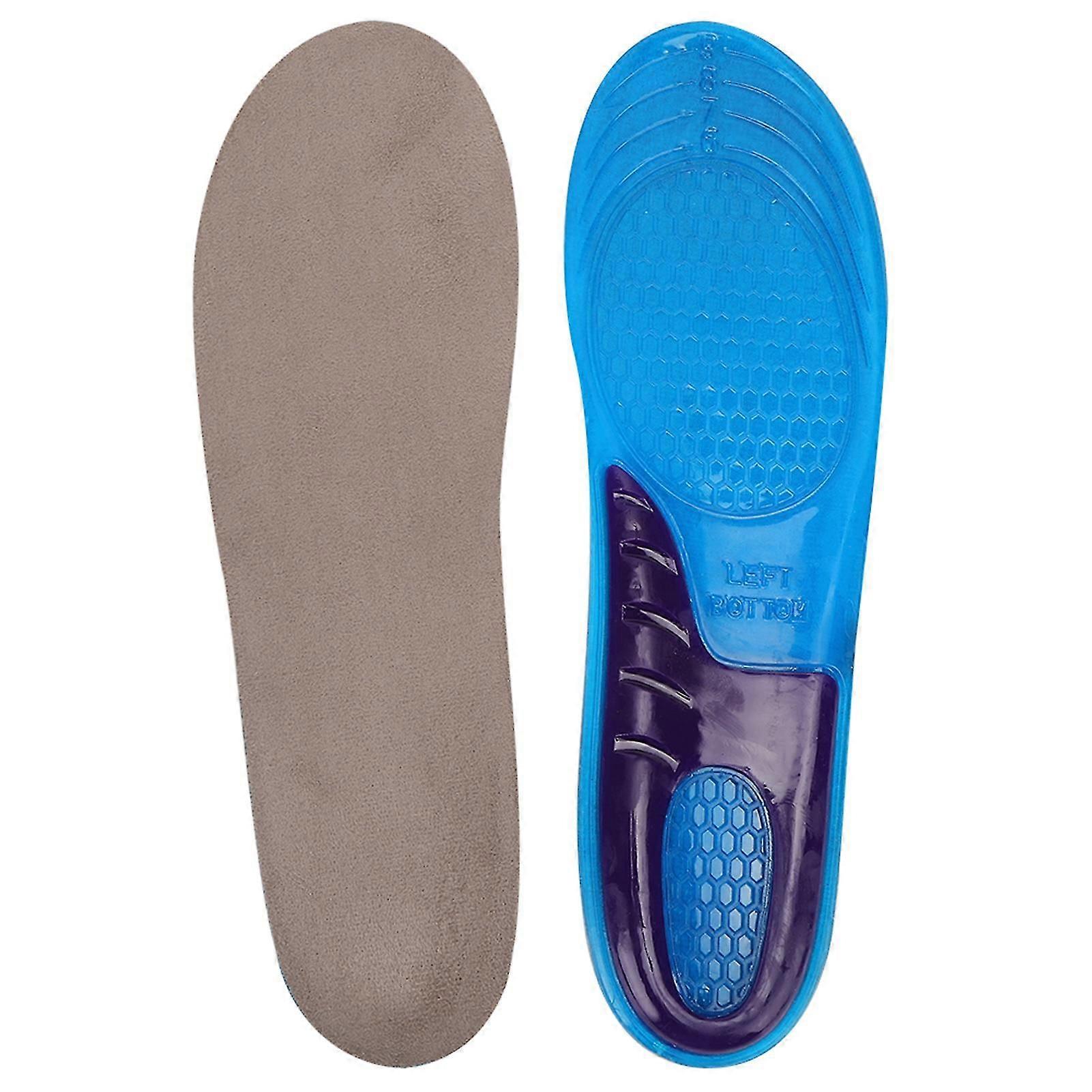 Medium Size 2pcs Breathable Shoe Insole Inserts for Massaging Shock Absorption