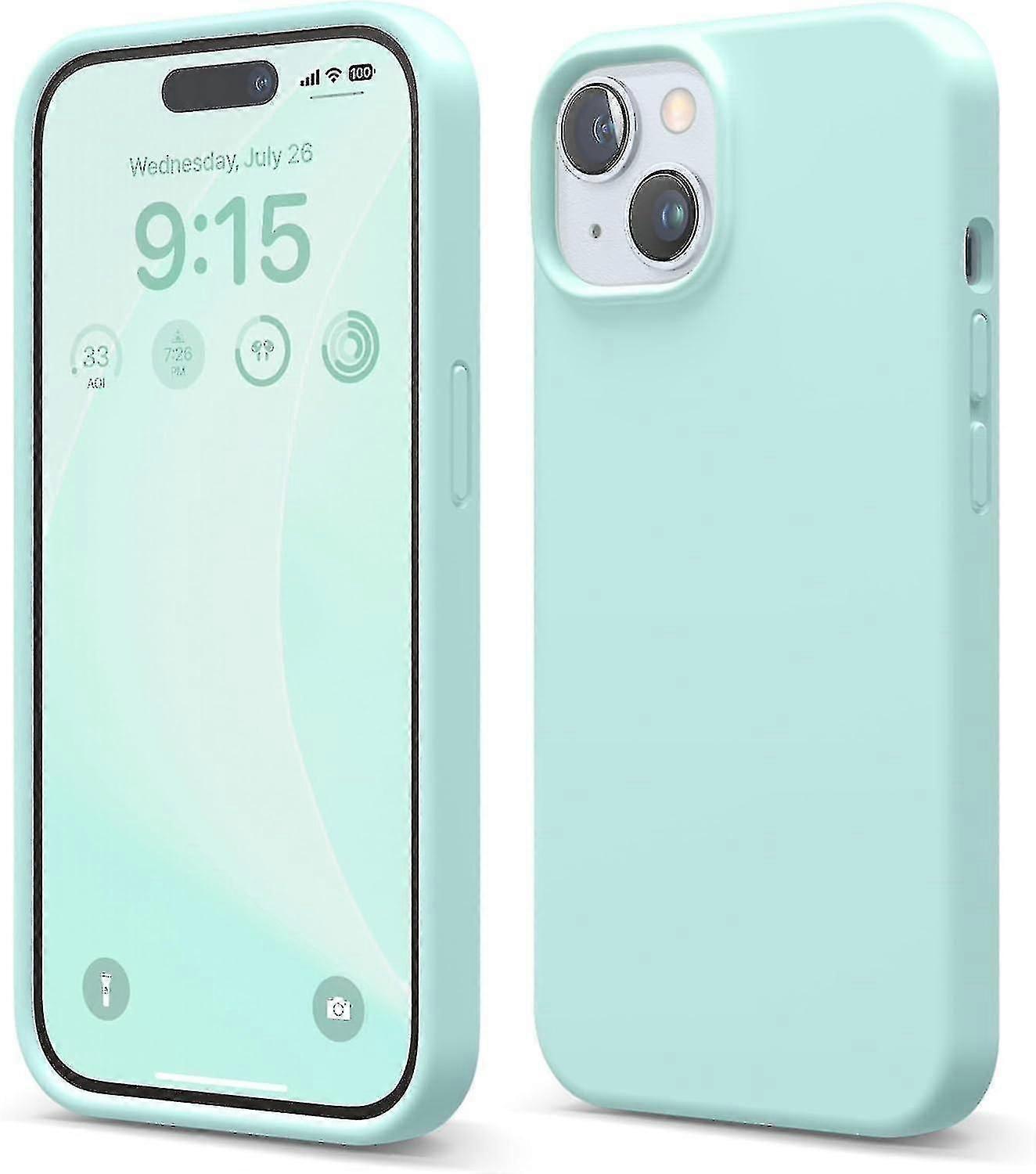 Bebetter elago Compatible with iPhone 15 Case, Liquid Silicone Case, Full Body Protective Cover, Shockproof, Slim Phone Case, Anti-Scratch Soft Microf