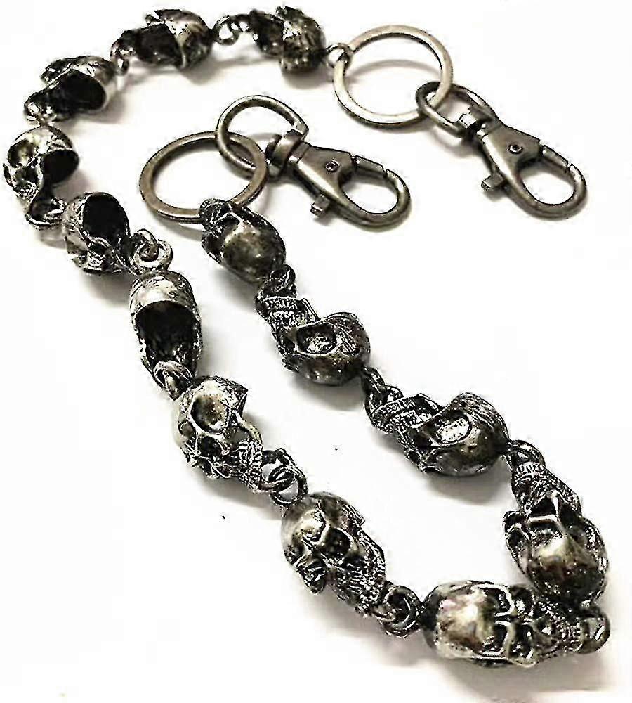 Punk Heavy Skull Chain for Men's Wallet & Keys - One Size Jeans Pant Chain