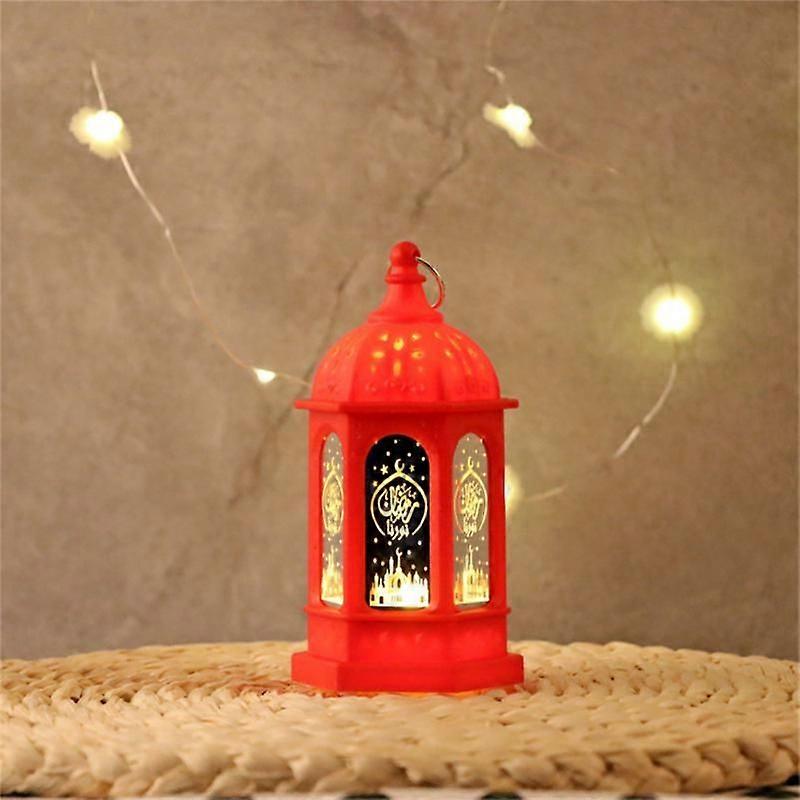 Ramadan Lamp European Moroccan Style Mini Plastic Hexagonal Wind Lamp Led Electronic