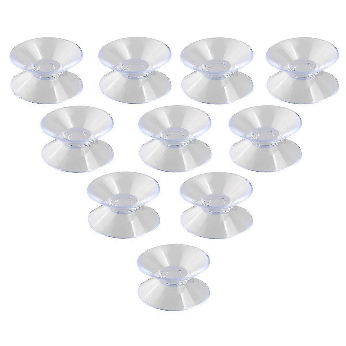 Dual-Sided Plastic Suction Cups with 30mm Diameter for Multiple Applications
