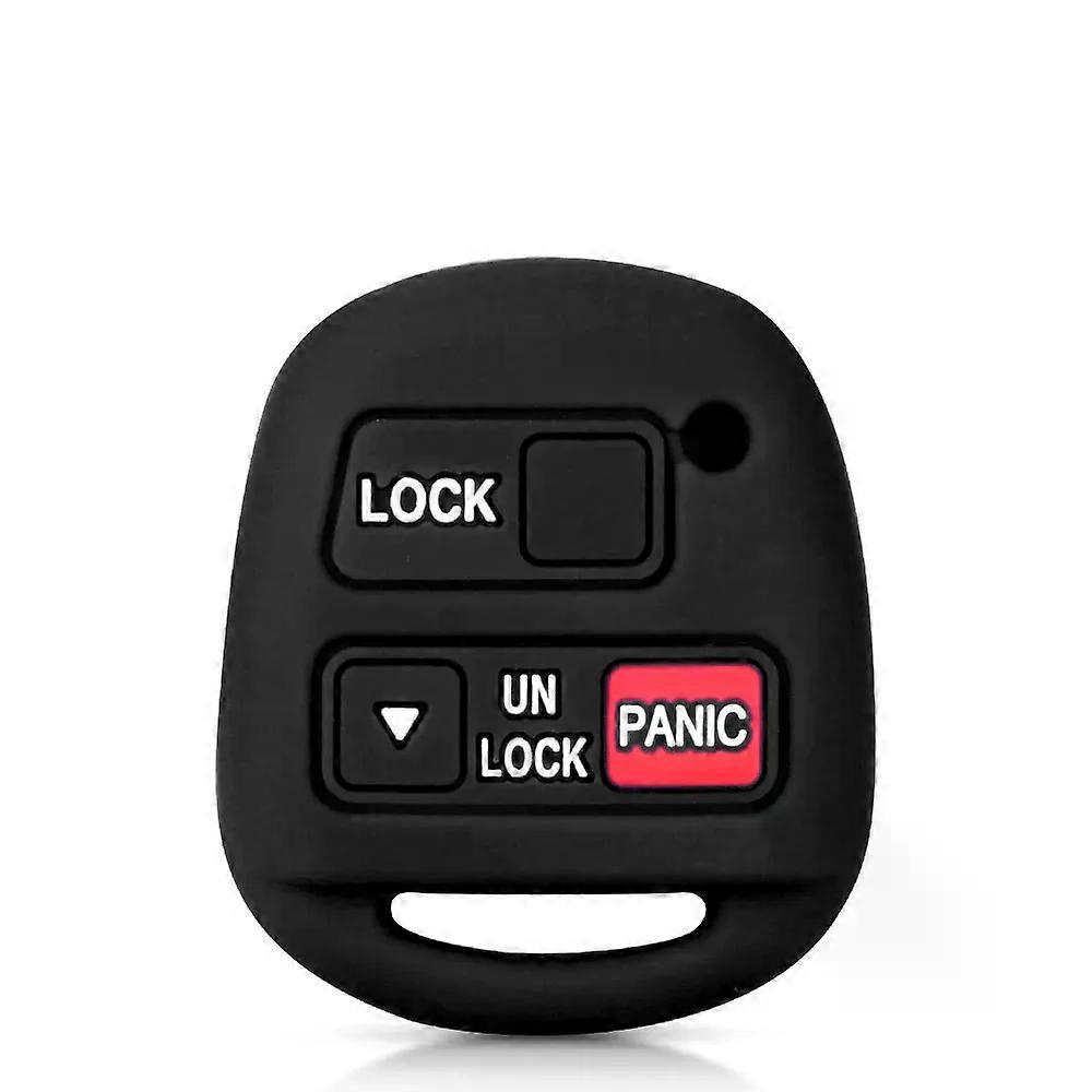 2/3 Buttons Silicone Case Cover Fob compatible for  Toyo-ta FJ Cruiser Land 2008-2014 Yaris Echo compatible for  Lex-us ES GS LS IS RX SC LX RX400h