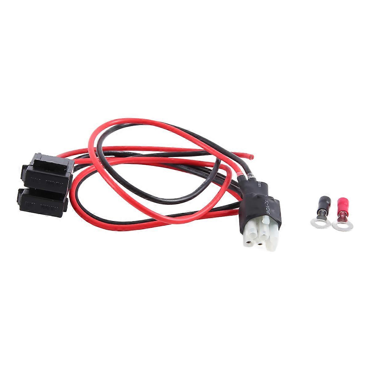 30A 1M Fuse 6 PIN Short Wave Power Supply Cord Cable For FT-857D FT-897D