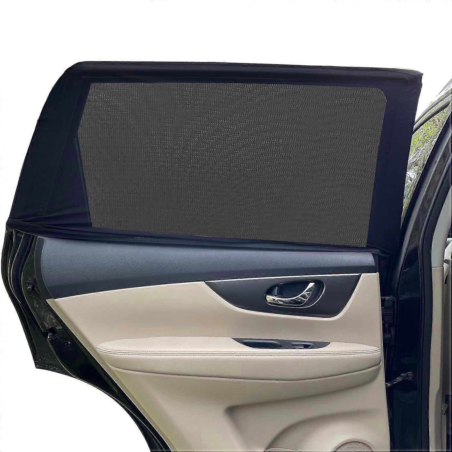 Car window for - 2 packs of sun shadow blocker, breathing knitting back side window shadow SUV for sunshade