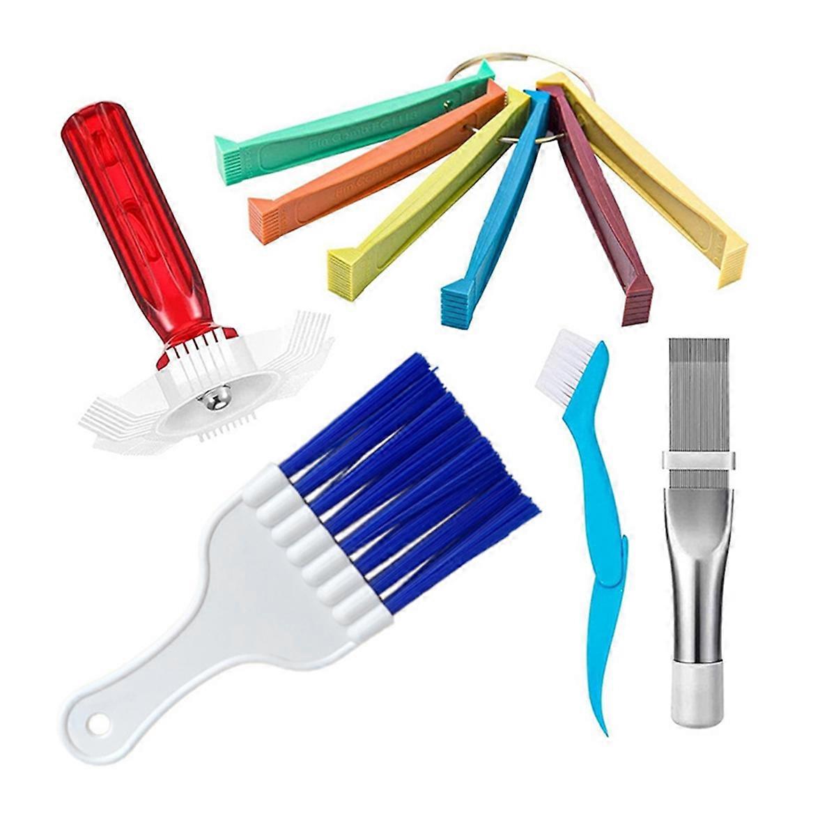 5Pc Air Conditioner Fin Cleaner Set,FCR6 Fin Comb Condenser