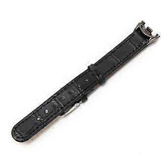DTCY Atmungsaktives Flexibles Komfortables Modisches PU-Lederarmband Für Mi Band 8 Männer Frauen Geschenk Schwarzes Bambusmuster