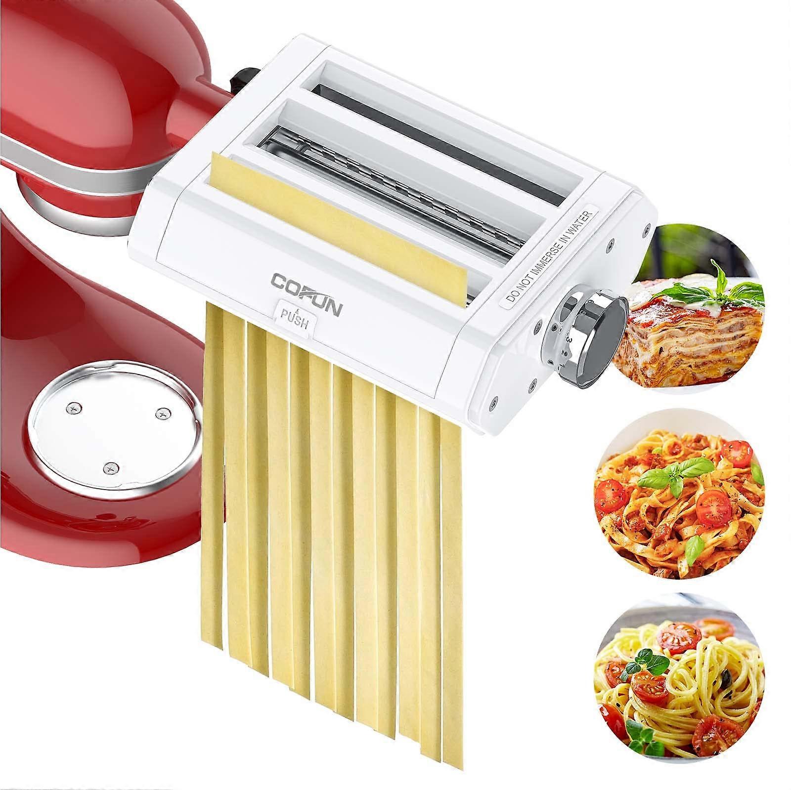 1 مجموعة 3 في 1 ملحق المعكرونة لخلاط كيتشنيد Kitchen Aid ملحقات صانع المعكرونة متضمنة