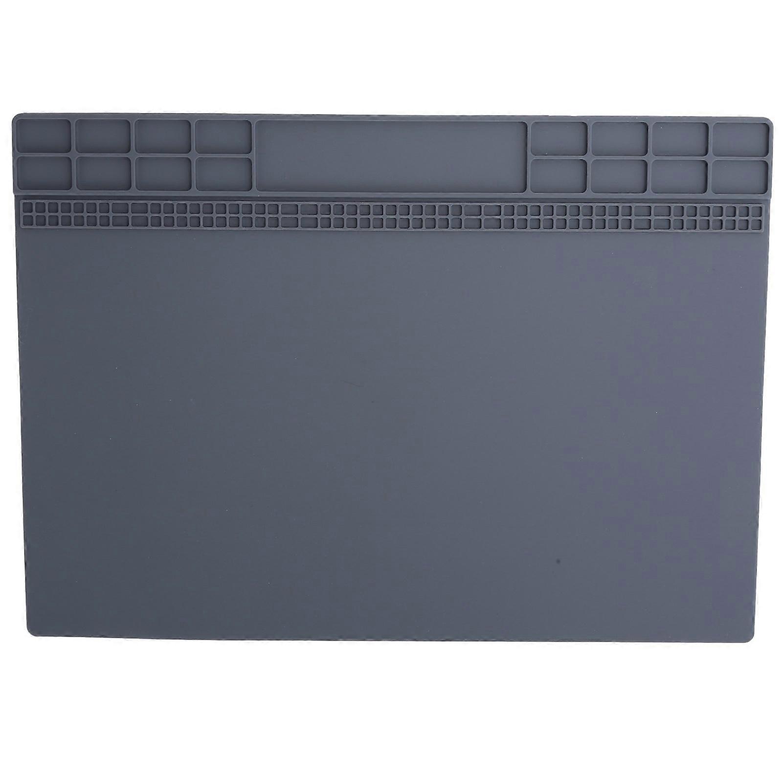 Non-slip Rubber Mat for Watch Repair Table, Watchmaker Maintenance Accessory, Gray