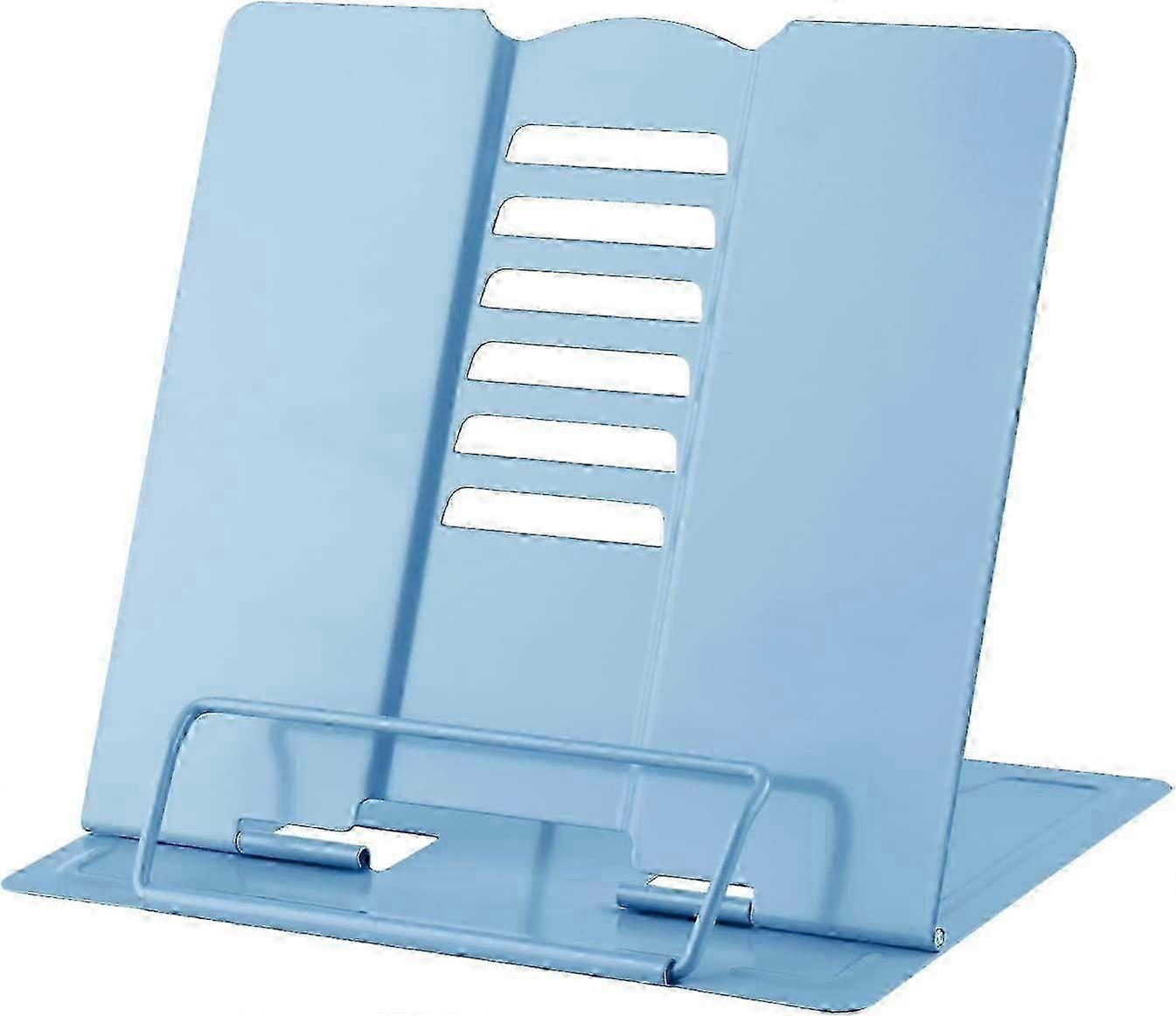 Adjustable Metal Reading Shelf Light Blue