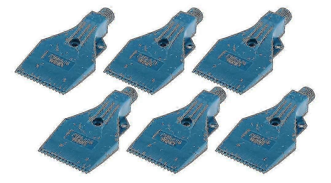 Jet Nozzle, Flat Blowing Nozzle Blowing Nozzle Abs Nozzle Widening Blowing Nozzle -hole Nozzle()(6pcs)
