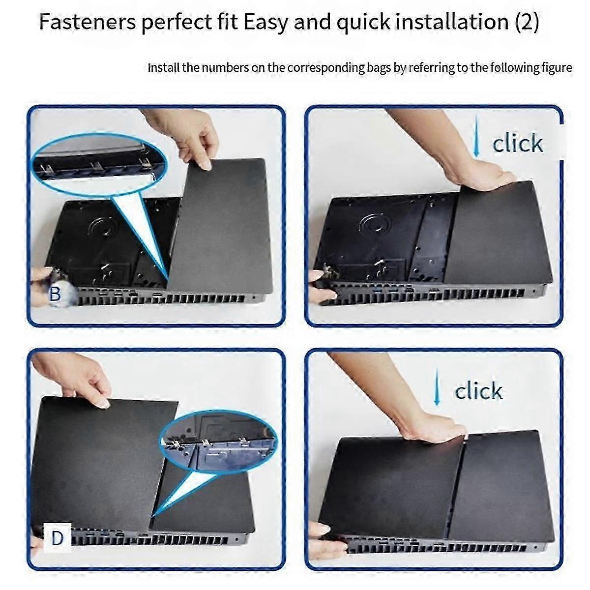 For Slim/ Slim DE Console Digital Replacement Case MultiFunction Game Console Replacement Case