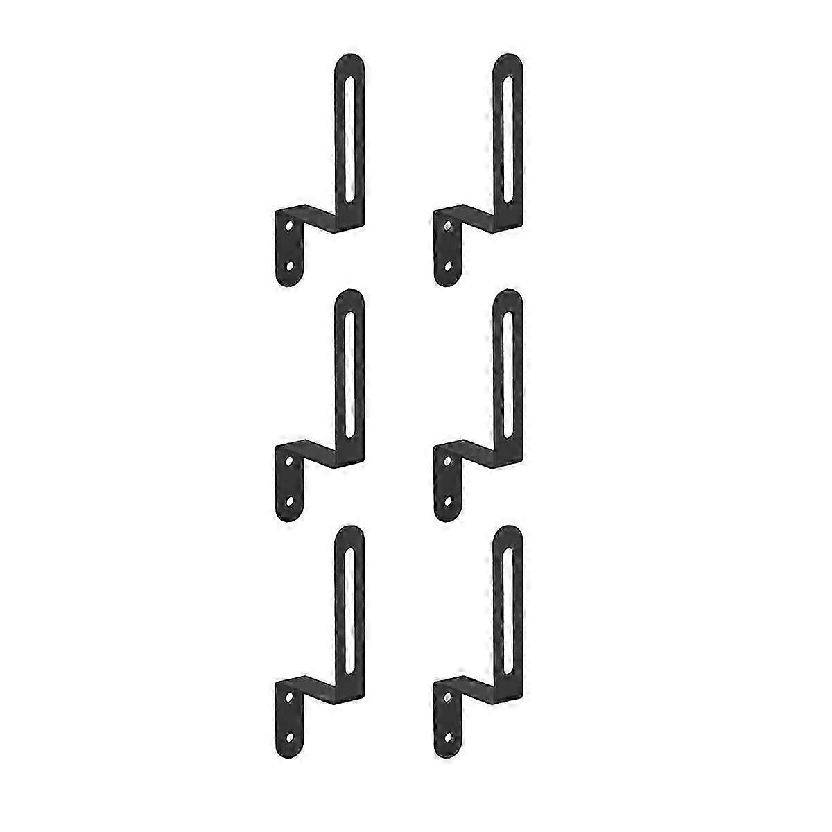 6-Pack Wall Mount Hat Hanger for Baseball Caps