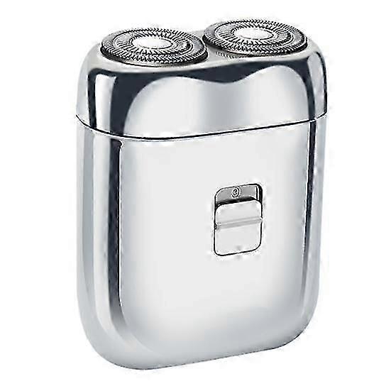 Electric Shaver Pocket Size Sharp Blade Low Noise Strong Power Washable Deeply Shaving Type-C Interface Double Head Men Beard Razor Business Trip Use