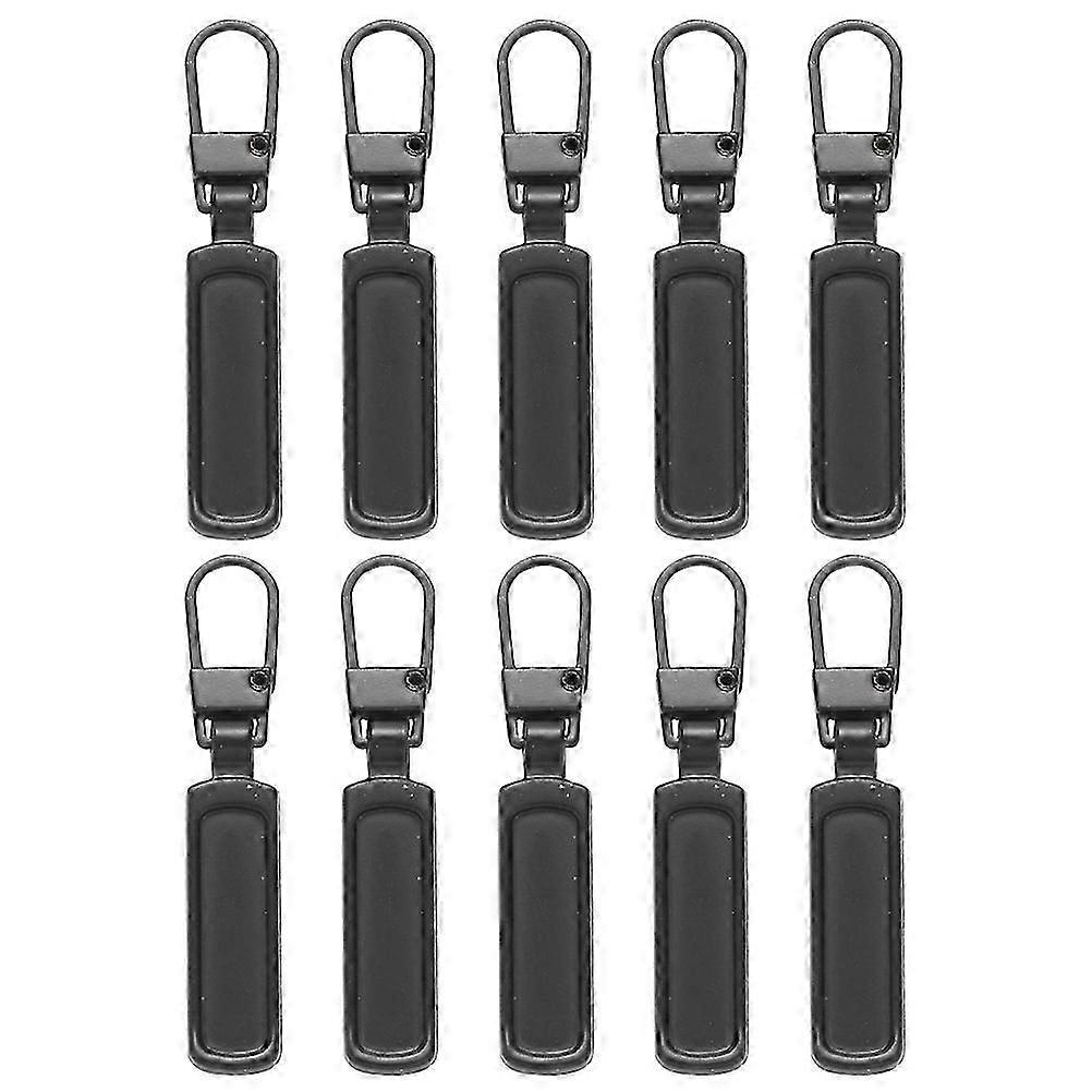 10 stk. avtakbare glidelåshoder, glidelåshoder til klær, glidelåstrekkfliker