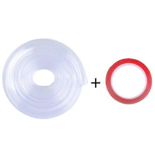 Bande de silicone transparente souple anti-collision pour bébé côté table 2m