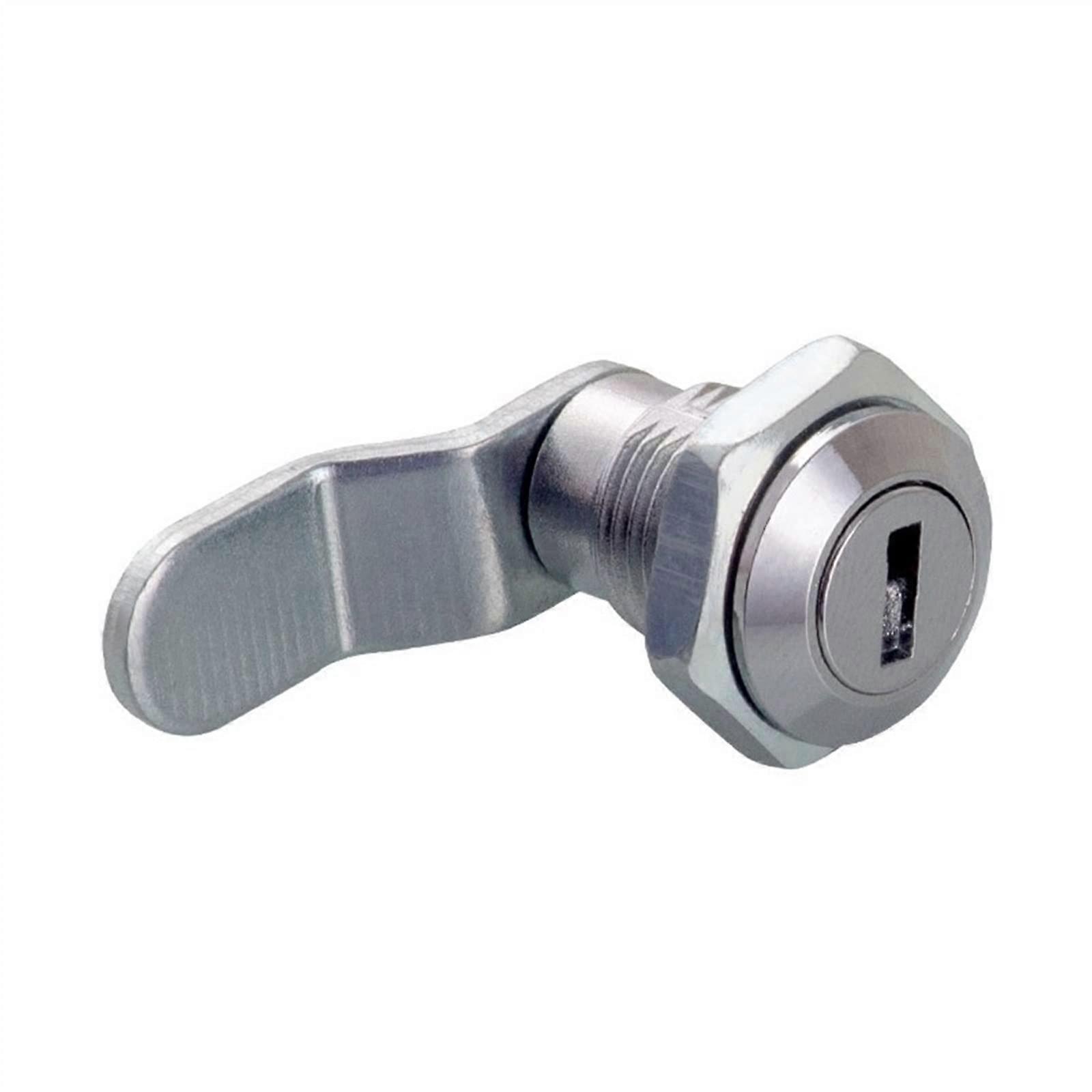 Mailbox Lock, Cabinet DrawerLock, Cam Lock with 2 Keys Diameter 11mm Zinc Alloy Easy Installed for Distribution Cabinet Door Lock MA084 D 1Pcs