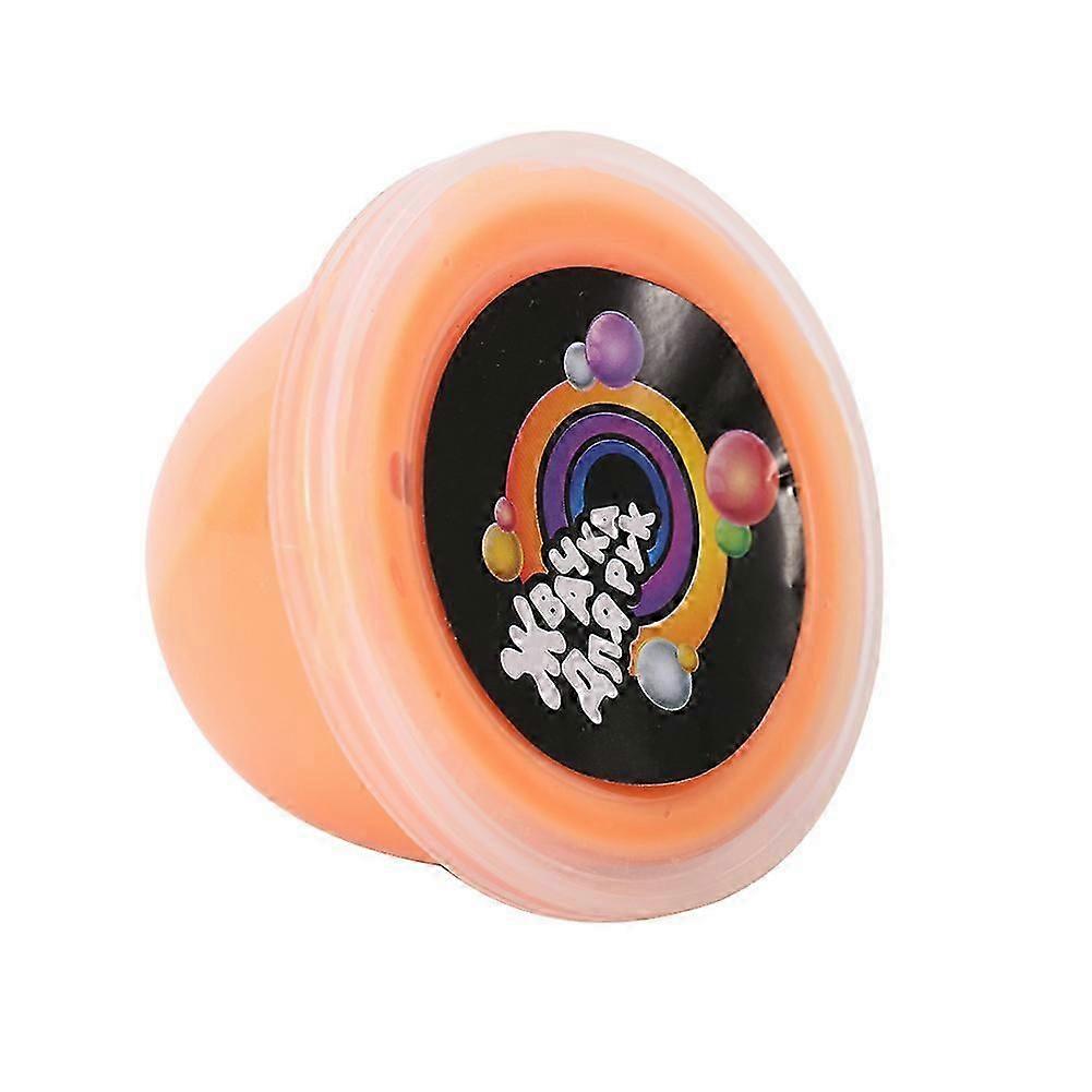 Glow in the Dark Slime Putty - Soft Rubber Toy for Kids & Adults (Orange)