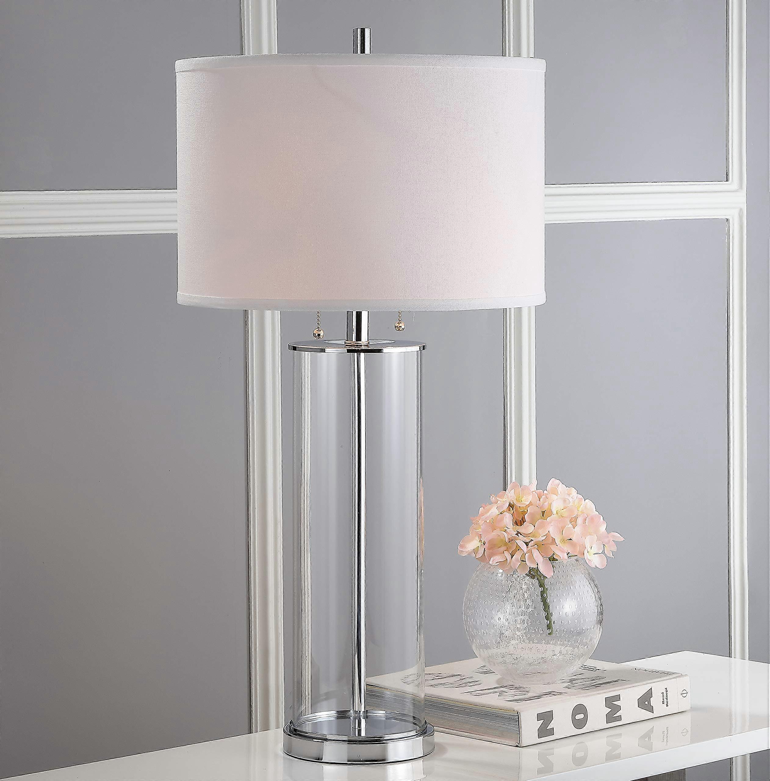 Velma Lighting Collection 现代透明玻璃拉链 31 英寸台灯
