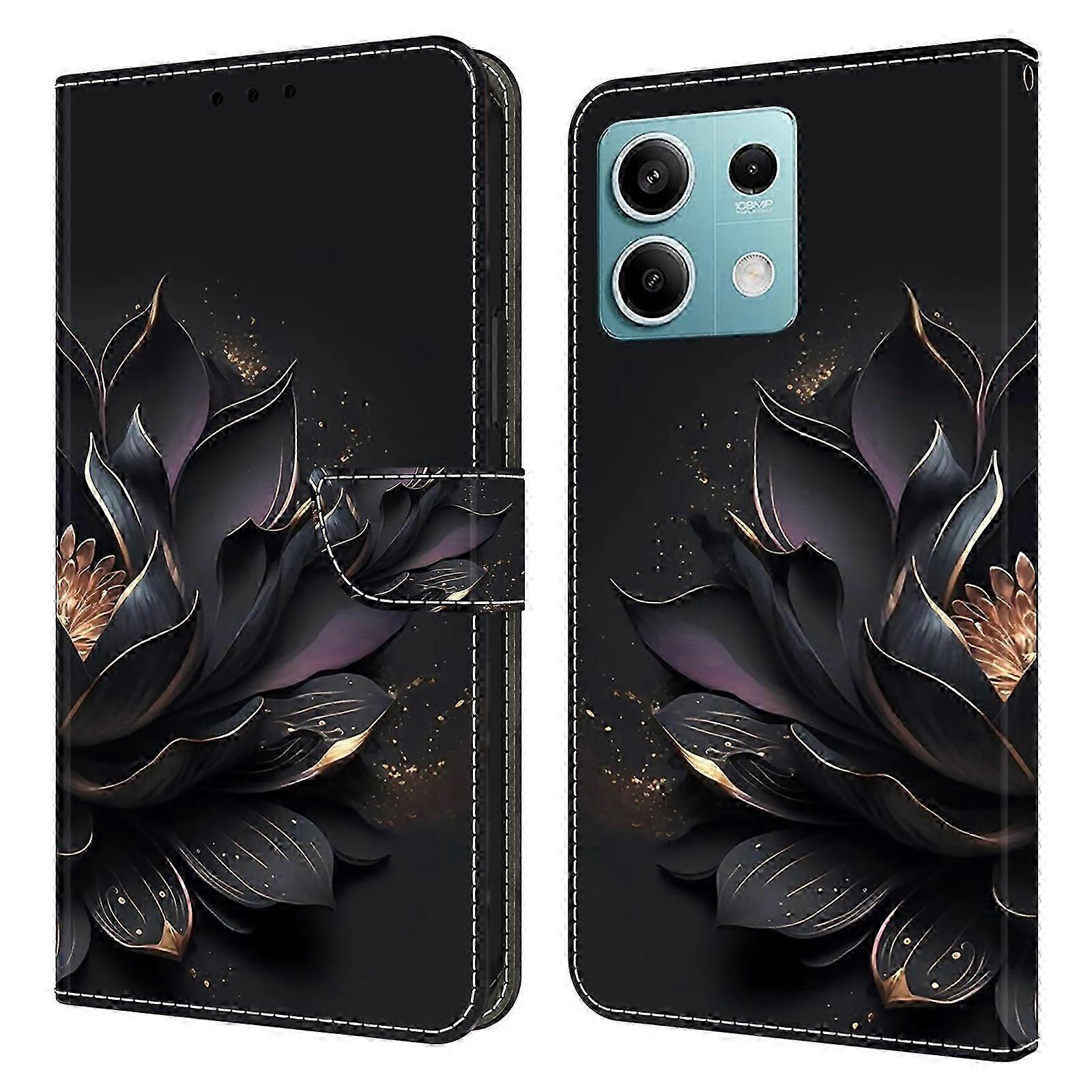 For Xiaomi Redmi Note 13 5G Wallet Case 3D Pattern PU Leather Folio Protective Cover
