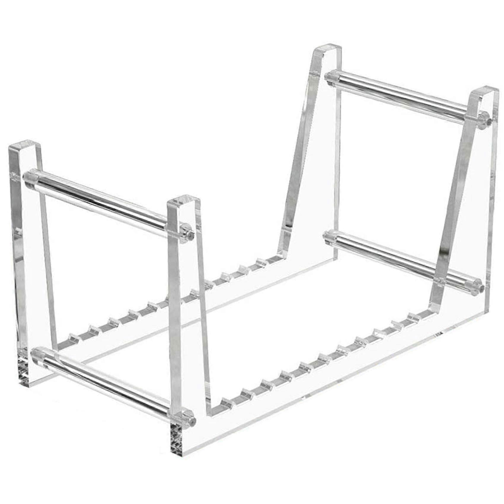 Clear Vinyl Record Stand Holder for Desktop Album Storage