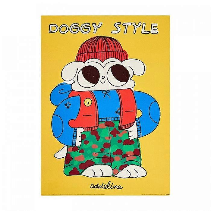 Burger Babie Doggy Style Framed Poster