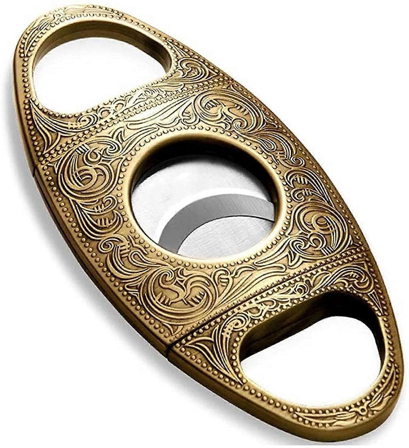 2pcs Stainless Steel Cigar Cutter