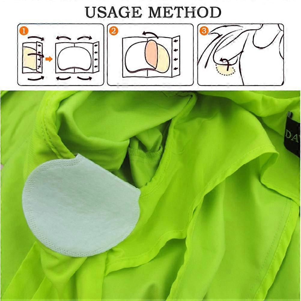 80PCS Underarm Sweat Pads Disposable Armpit Sweat Pads for Women and Men Comfortable Sweat Absorbing Pads