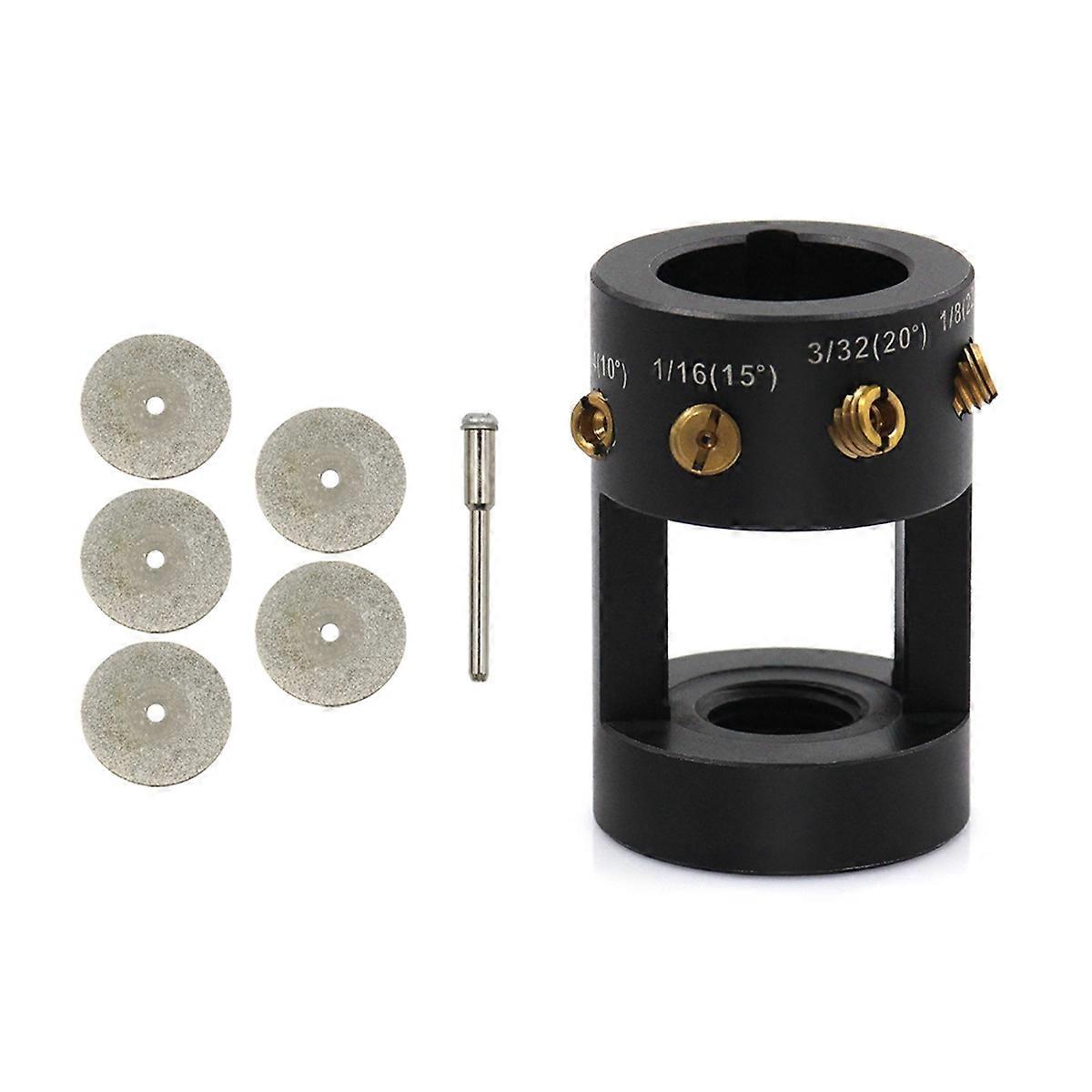Electrode Sharpener Grinder Head TIG Welding Tool, Horizontal Hole