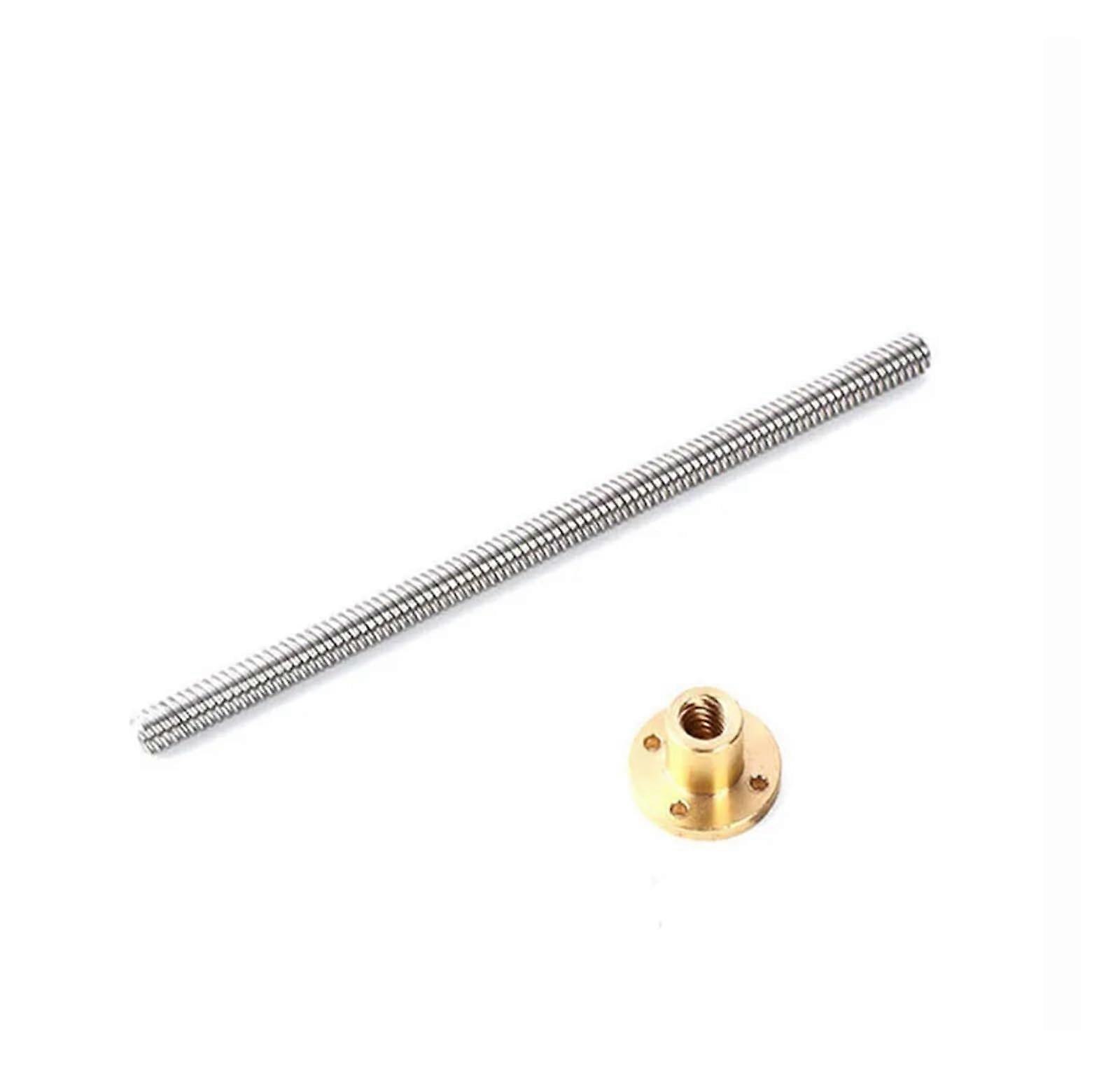 Ball Screw, Linear Motion Ball Screw Set of 4, T12 Large 250mm Trapezoidal Screw with 3mm Lead for Stepper Motor Nut